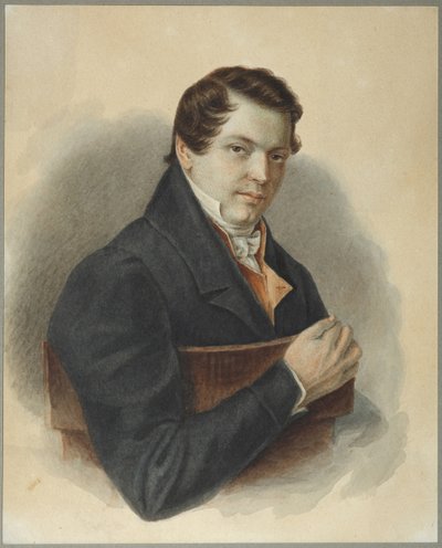 デカブリストミハイルナリシキンの肖像1798-1863、1832 作： Nikolai Alexandrovich Bestuzhev