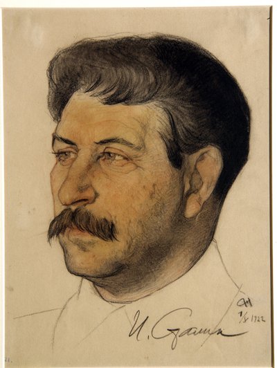 ヨシフ・スターリンの肖像 作： Nikolai Andreevich Andreev