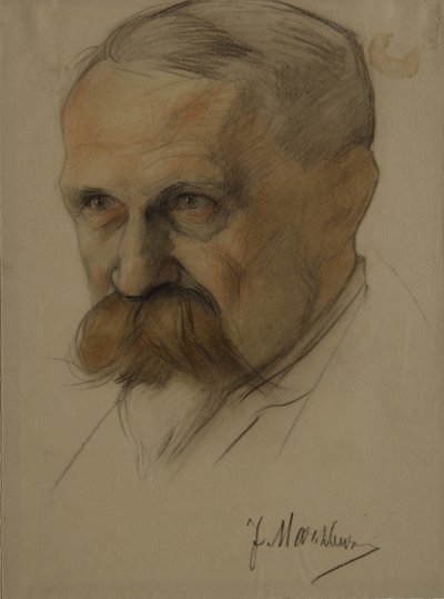 ジュリアン・マルクレウスキーの肖像1866-1925、1920年代初頭 作： Nikolai Andreevich Andreev