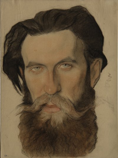 オットー・Y・シュミットの肖像1891-1956、1921-1922 作： Nikolai Andreevich Andreev