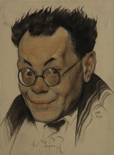 著者の肖像アレクセイ・M・レミゾフ1877-1957、1923 作： Nikolai Andreevich Andreev