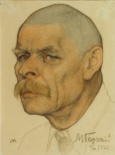 著者の肖像Maxim Gorky 1868-1939、1921 作： Nikolai Andreevich Andreev