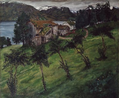 ジョルスターのビョルセットにあるりんごの木 作： Nikolai Astrup