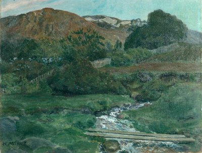ジョルスターの明るい6月の夜、1907年頃 作： Nikolai Astrup
