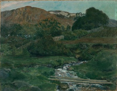 ジョルスターの明るい夜、1907年頃 作： Nikolai Astrup