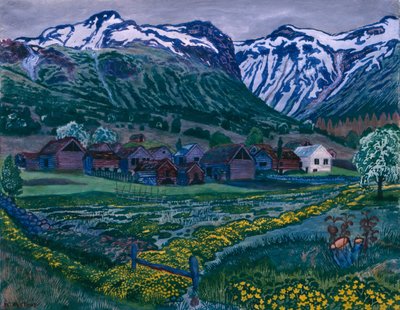 キンポウゲの夜 作： Nikolai Astrup