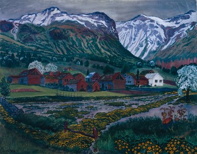 キンポウゲの夜 作： Nikolai Astrup