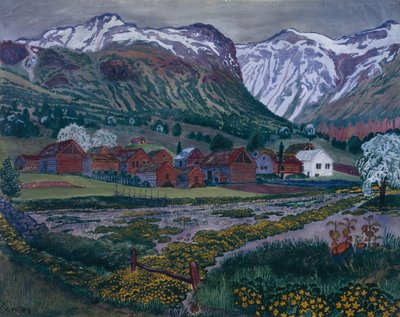 キンポウゲの夜 作： Nikolai Astrup