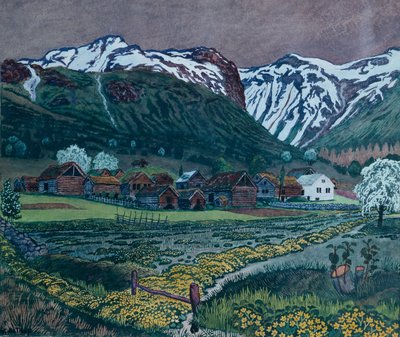 キンポウゲの夜 作： Nikolai Astrup