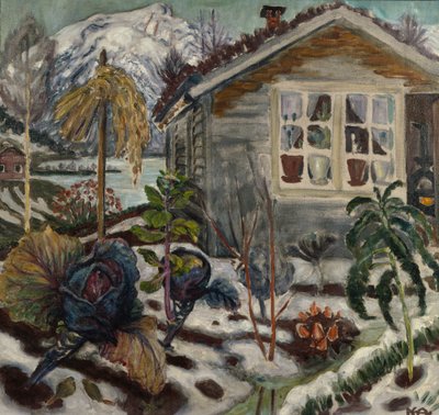 初秋（キャンバスに油彩） 作： Nikolai Astrup