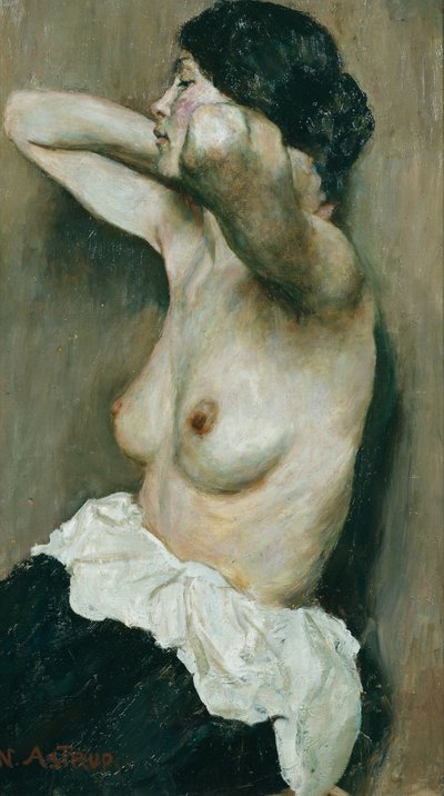 女性のハーフヌード 作： Nikolai Astrup