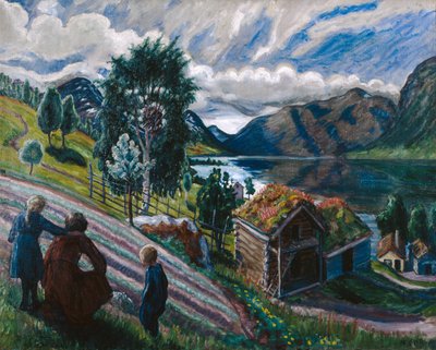 灰色の天気 作： Nikolai Astrup