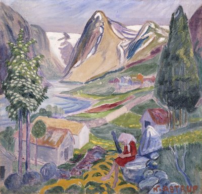 健康でカリ;日曜日のカリ、 作： Nikolai Astrup