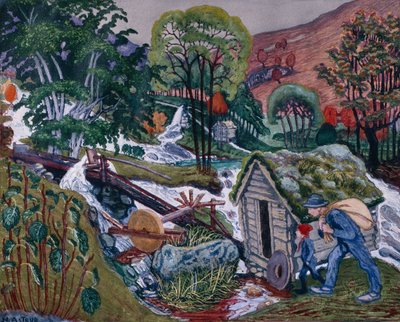 女性の銅鑼 作： Nikolai Astrup