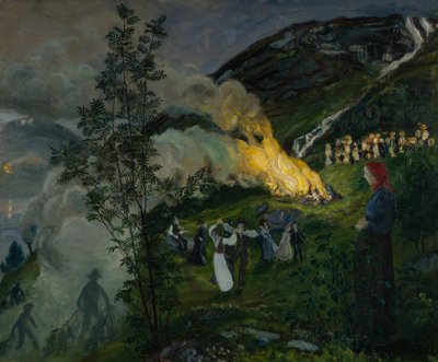 真夏の火 作： Nikolai Astrup