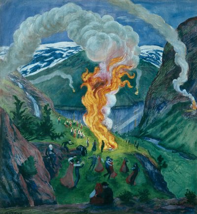 真夏の火 作： Nikolai Astrup