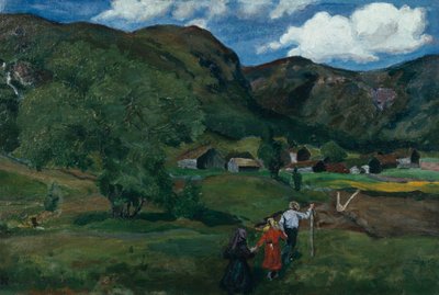 子供たちの遊び 作： Nikolai Astrup