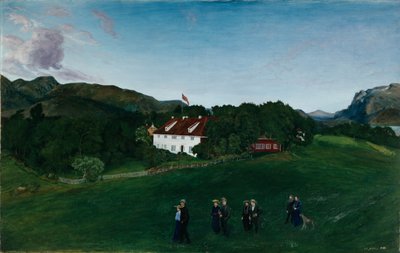 スヴァノエマナー、1904年頃 作： Nikolai Astrup