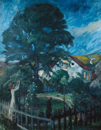 大きなトネリコの木の下 作： Nikolai Astrup