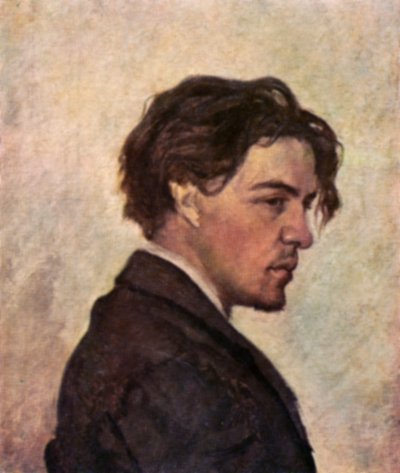 ニコライ・チェーホフによるアントン・チェーホフの肖像 作： Nikolai Chekhov