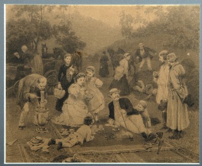 地主のお茶会 作： Nikolai Dmitrievich Dmitriev Orenburgsky