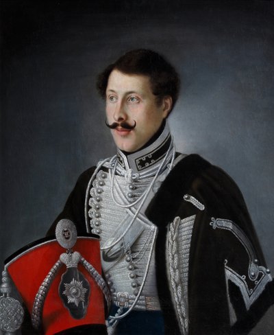 Vasily Pavlovich Golovin 1805-1846、1827年の肖像 作： Nikolai Dmitrievich Mylnikov