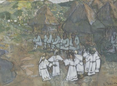 サークルダンス、1900年代初頭 作： Nikolai Konstantinowitsch Roerich