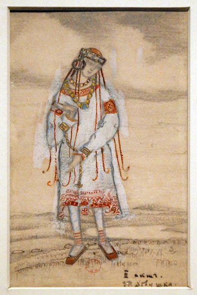 バレエの衣装デザイン春の祭典ルサクレデュプランタンI.ストラヴィンスキー作、1912 作： Nikolai Konstantinowitsch Roerich