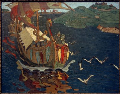 外国商人 作： Nikolai Konstantinowitsch Roerich