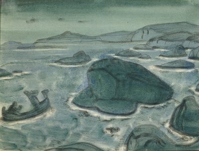 Giantess Kriemhild、1915 作： Nikolai Konstantinowitsch Roerich