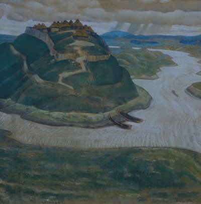 ゴロディシュチェ古いスラブの要塞集落 作： Nikolai Konstantinowitsch Roerich