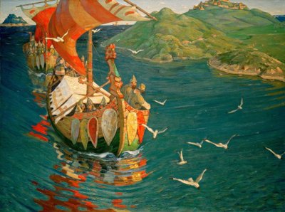 海外商人 作： Nikolai Konstantinowitsch Roerich