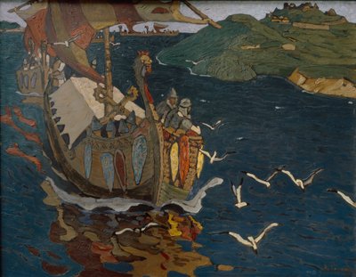 海外ゲスト、1902 作： Nikolai Konstantinowitsch Roerich
