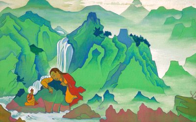 Padma Sambhava、1924年。 作： Nikolai Konstantinowitsch Roerich