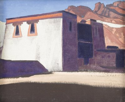 シャルゴン修道院、チベット、1928 作： Nikolai Konstantinowitsch Roerich