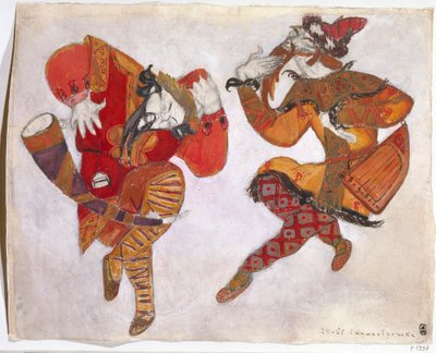スコモロフ。オペラの衣装デザイン、イゴール王子、A。ボロディン作、1914年 作： Nikolai Konstantinowitsch Roerich