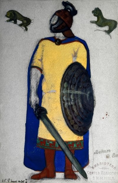 ワーグナー-トリスタンu。イゾルデ-置物-レーリッヒ 作： Nikolai Konstantinowitsch Roerich