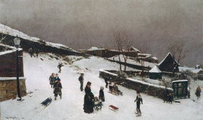 Nordnes、ベルゲンからの冬の写真 作： Nikolai Martin Ulfsten