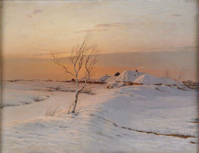 冬の夜、1895 年 作： Nikolai Nikanorovich Dubovskoy