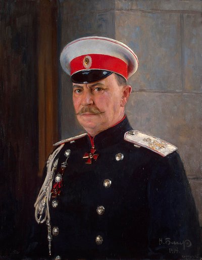 フェリックス・ユスポフ王子（スマロコフ・エルストン伯爵）の肖像」1856-1928年、1914年。 作： Nikolai Nikolaevich Bekker
