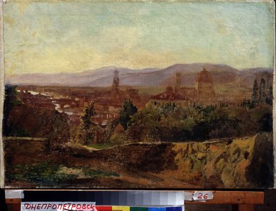 フィレンツェ（イタリア）（フィレンツェ）。 Nikolai Nikolayevich Ge (Gay) (1831-1894) の絵画、キャンバスに油彩 作： Nikolai Nikolajevitch Gay