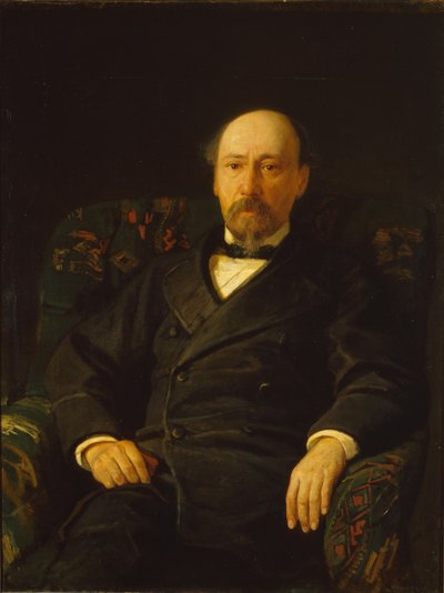 詩人ニコライ・ネクラソフの肖像 1821-1877, 1872 作： Nikolai Nikolayevich Ge