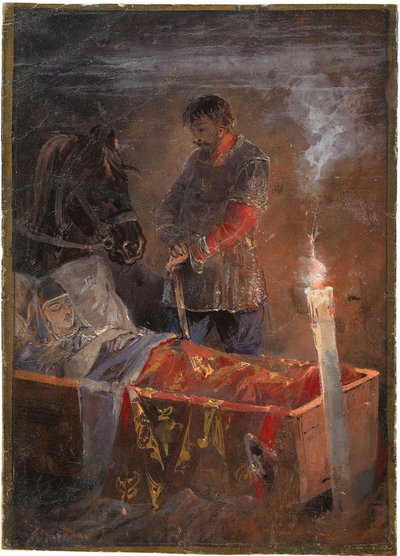 眠れる森の美女、1889 年 作： Nikolai Nikolayevich Karasin