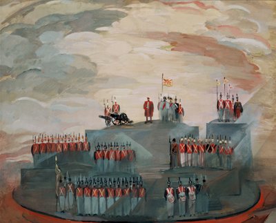 S.プロコフィエフによるオペラ「戦争と平和」の舞台デザイン、1981年 作： Nikolai Nikolayevich Zolotaryev