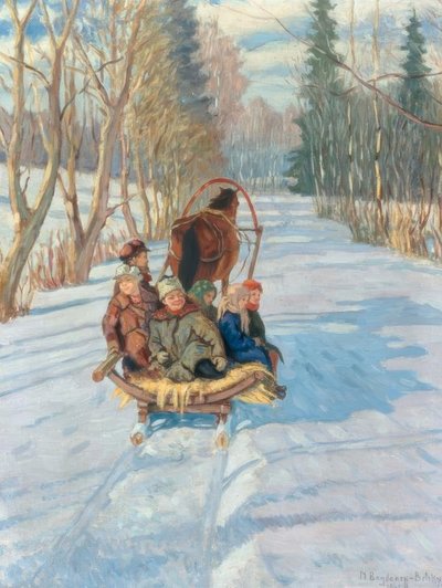 そりの子供 作： Nikolai P. Bogdanow Bjelski
