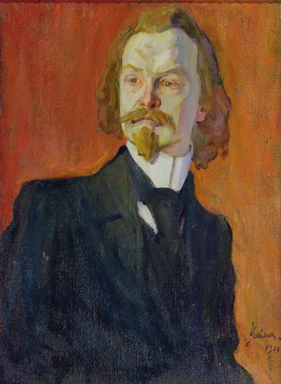 コンスタンティン・バルモントの肖像 作： Nikolai Pavlovich Ulyanov