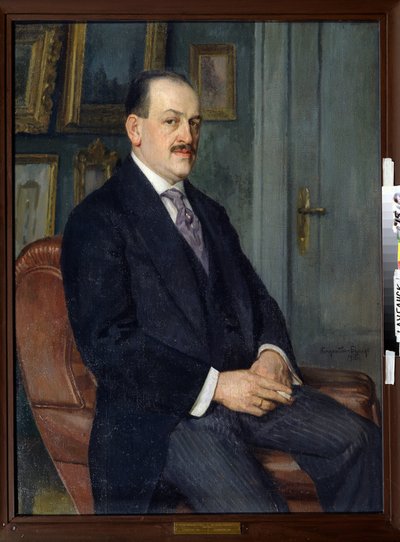 自画像 作： Nikolai Petrovich Bogdanov Belsky