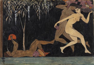バッカナルシーン、1914 作： Nikolai Petrovich Feofilaktov