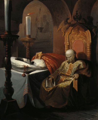 1581 年 11 月 16 日金曜日、1860 年代のイワン雷帝と息子のイワン。 作： Nikolai Semyonovich Shustov