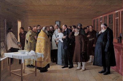 ウォッカショップの奉献、1904年 作： Nikolai Vasilievich Orlow